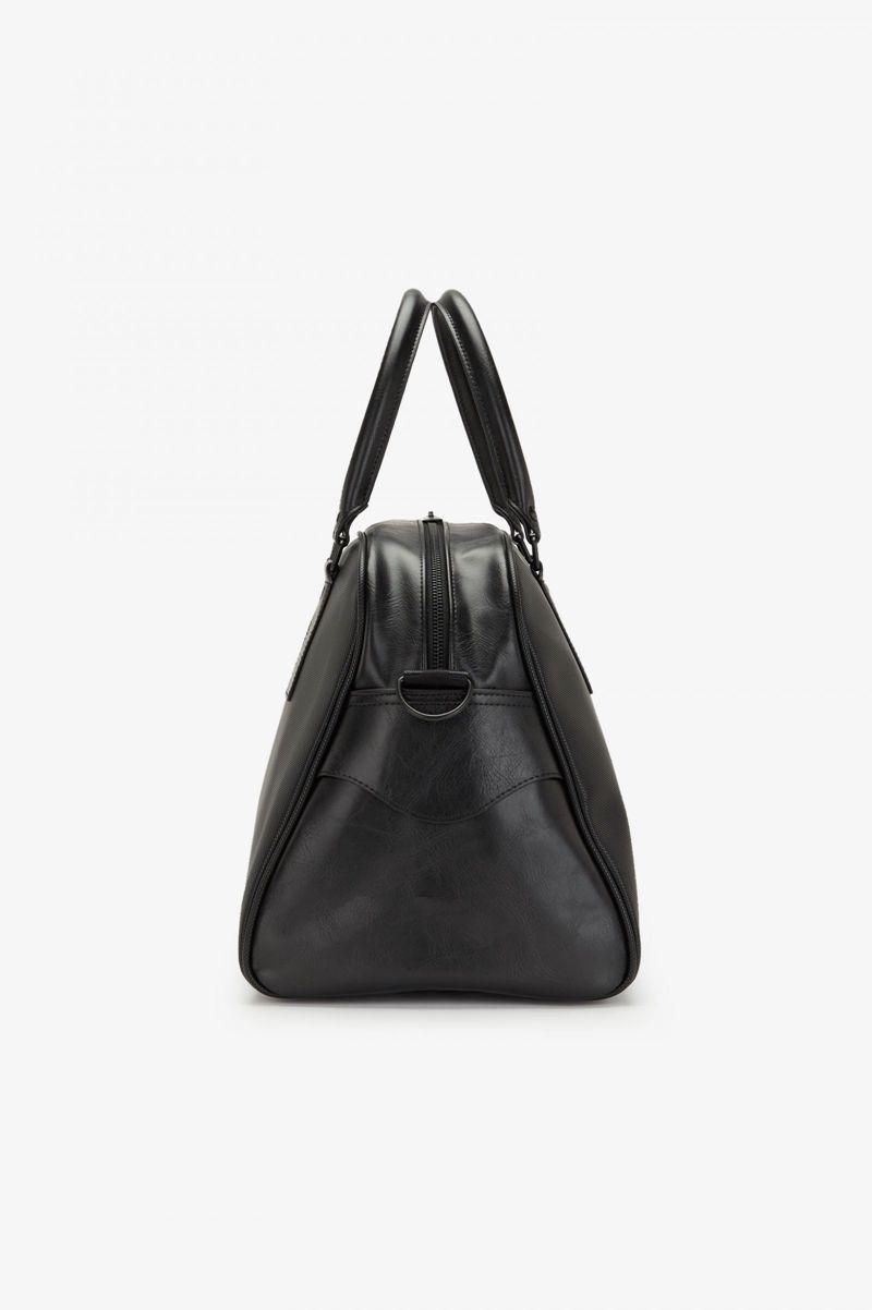 Black Fred Perry Piqué Textured Grip Women's Bags | PH 1825WNBY